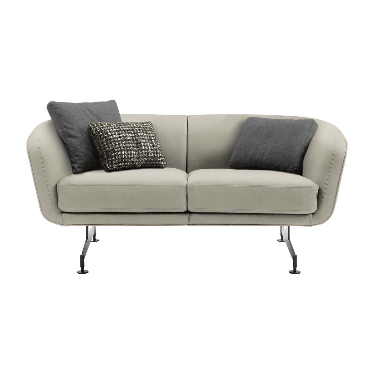 Canapé 2 places tissu beige Betty - Kartell - The Cool Republic