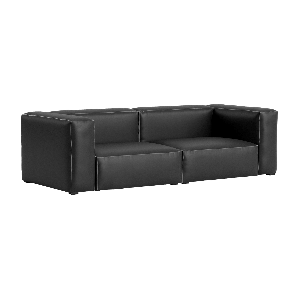 Canapé 2,5 places en cuir Nevada NV0500 Mags Soft combinaison 1 - Hay - The Cool Republic