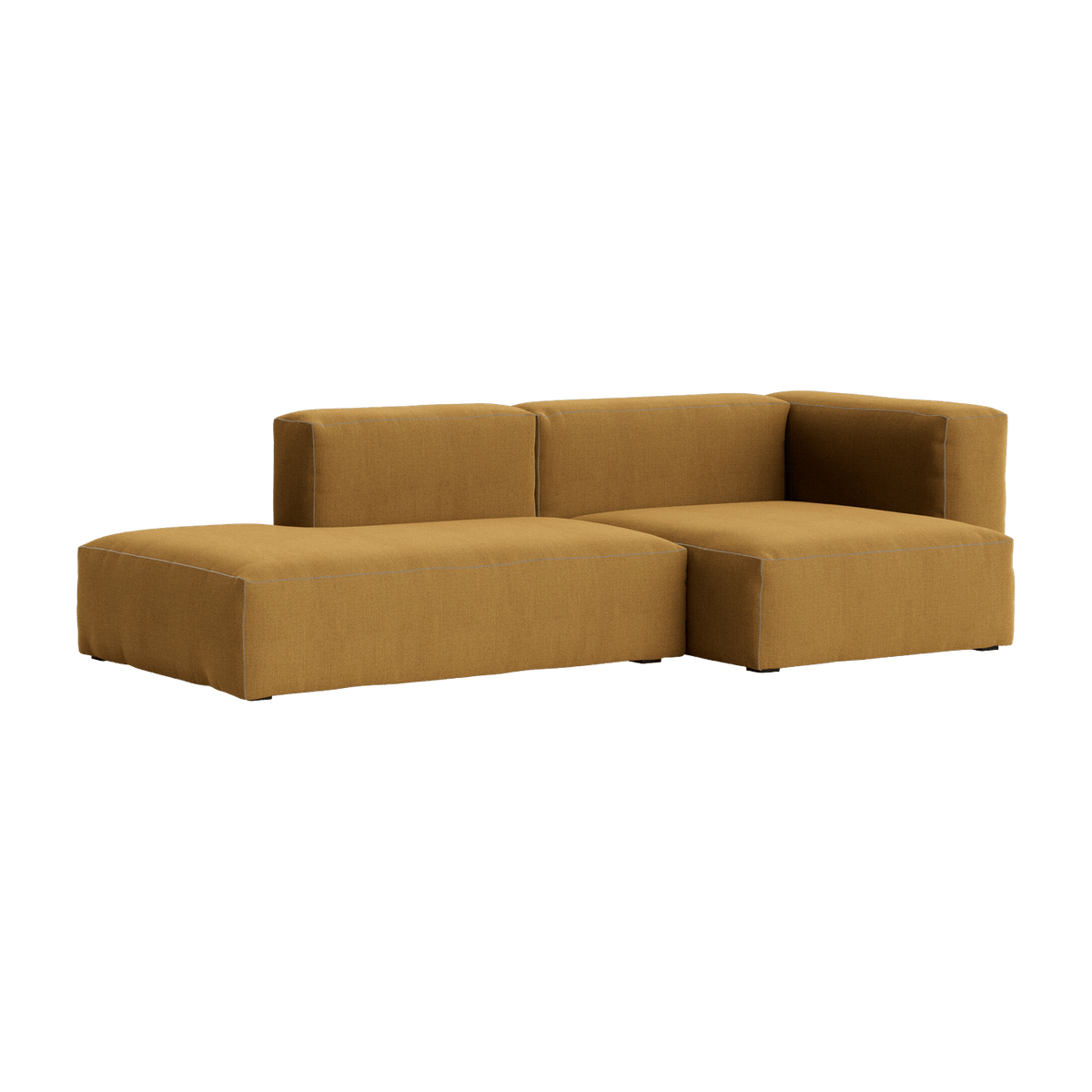 Canapé 2,5 places en tissu Atlas 461 Mags Soft combinaison 3 right - Hay - The Cool Republic