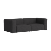 Canapé 2,5 places en tissu Dot 1682 03 Anthracite Mags Soft combinaison 1 - Hay - The Cool Republic