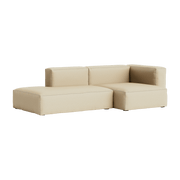 Canapé 2,5 places en tissu Hallingdal 220 Mags Soft combinaison 3 right - Hay - The Cool Republic