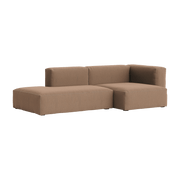 Canapé 2,5 places en tissu Re-wool 568 Mags Soft combinaison 3 right - Hay - The Cool Republic