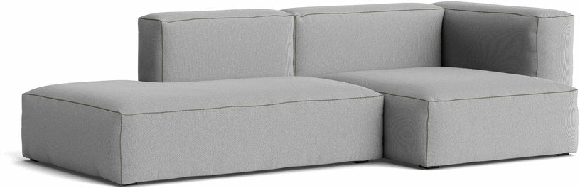 Canapé 2,5 places en tissu Steelcut Trio 124 Mags Soft combinaison 3 right - Hay - The Cool Republic
