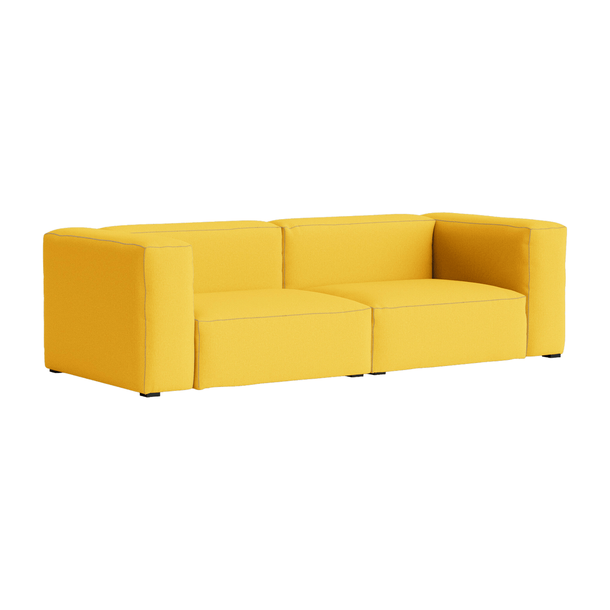 Canapé 2,5 places en tissu Steelcut Trio 446 Mags Soft combinaison 1 - Hay - The Cool Republic