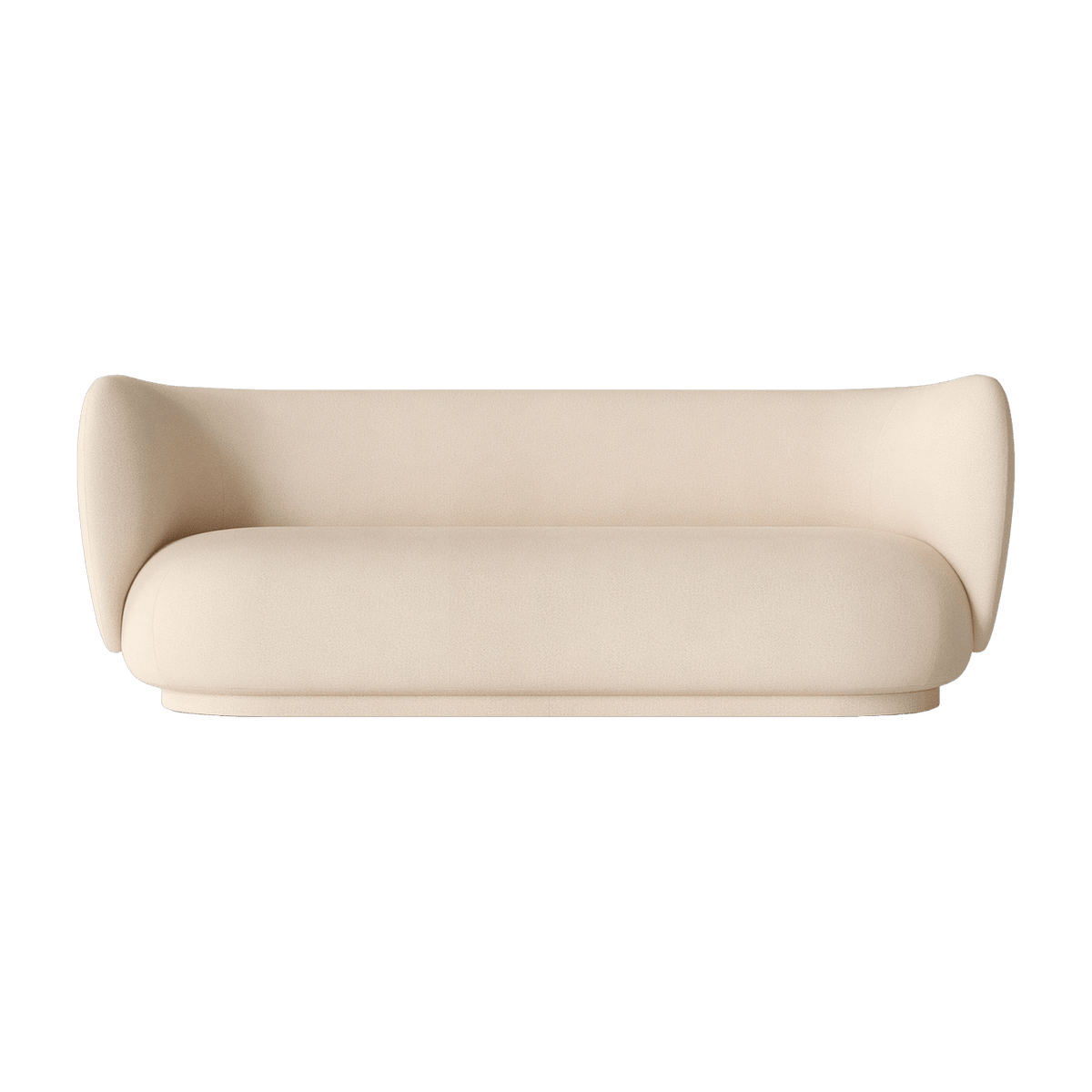 Canapé 3 places blanc cassé brossé Rico - Ferm Living - The Cool Republic