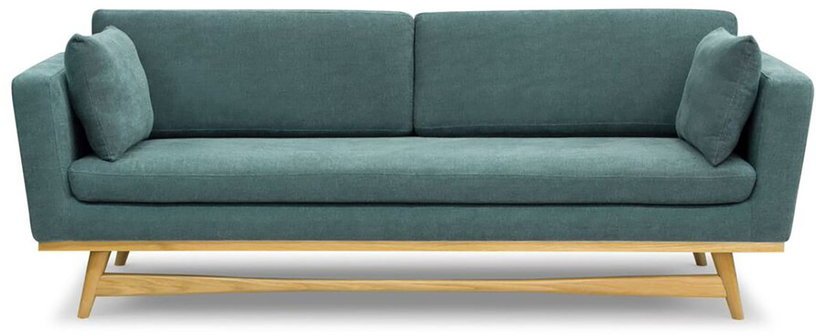 Canapé 3 places bleu indien Fifties - RED Edition - The Cool Republic