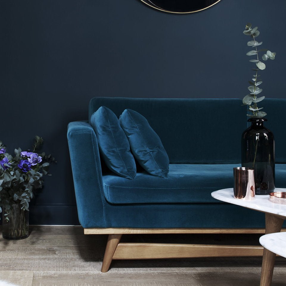 Canapé 3 places bleu orage Fifties - RED Edition - The Cool Republic