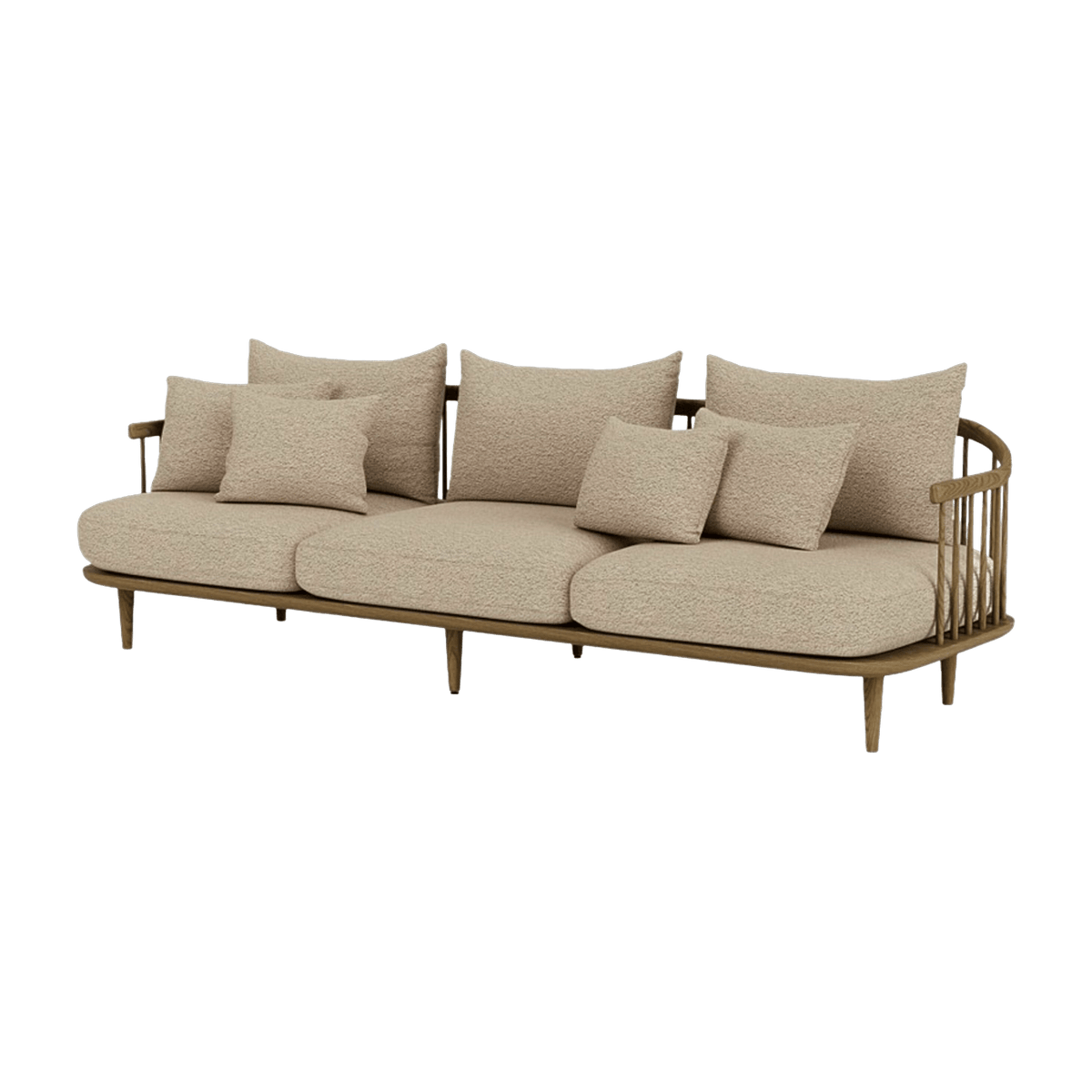 3 seater oak oiled smoked sofa SC12 Fly - &tradition - The Cool Republic