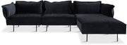 Canapé 3 places d'angle anthracite Velvet - HANDVÄRK - The Cool Republic