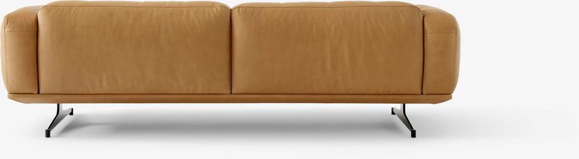 Canapé 3 places en cuir cognac Inland AV22 - &tradition - The Cool Republic