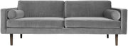 Canapé 3 places en velours gris Wind - Broste Copenhagen - The Cool Republic