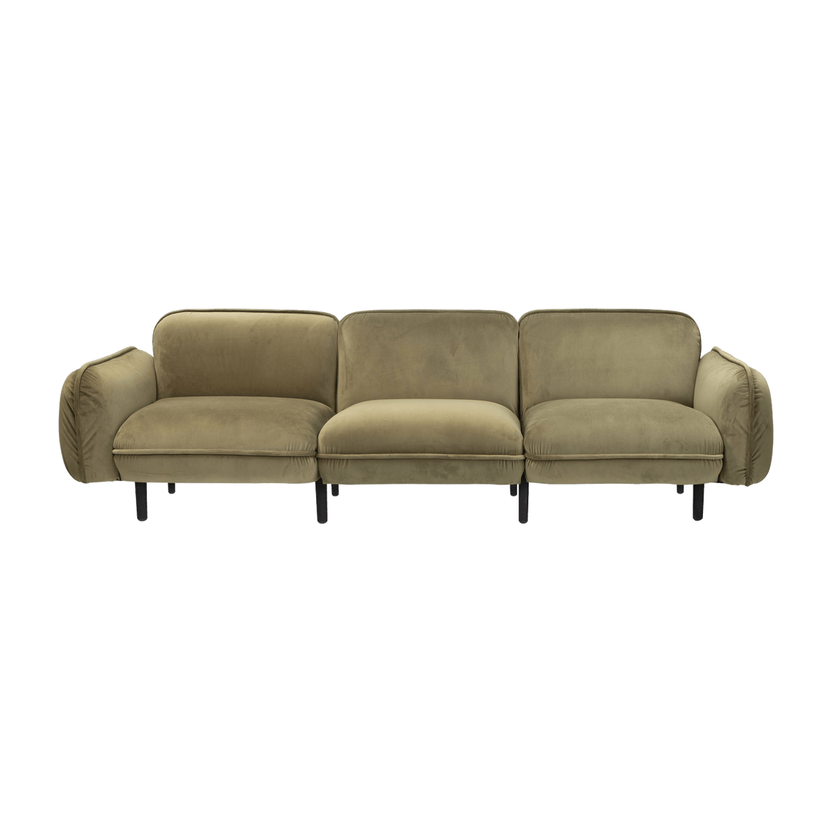 Bean 3 seater green velvet sofa - Emko - The Cool Republic