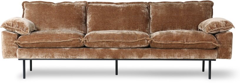 Canapé 4 places aged gold Retro - HKliving - The Cool Republic
