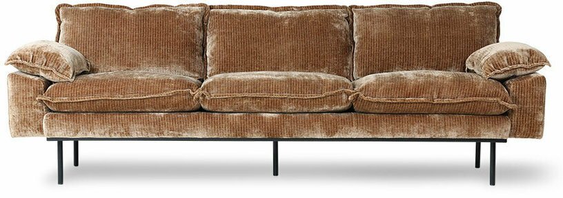 Canapé 4 places aged gold Retro - HKliving - The Cool Republic