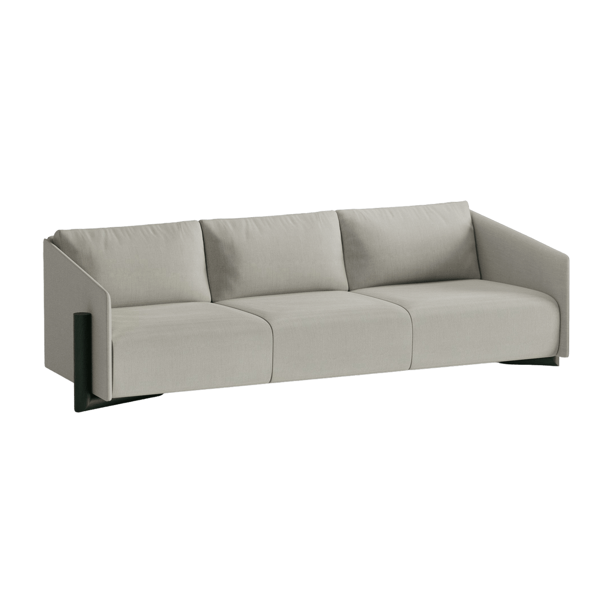 Canapé 4 places en tissu gris Timber - Kann Design - The Cool Republic