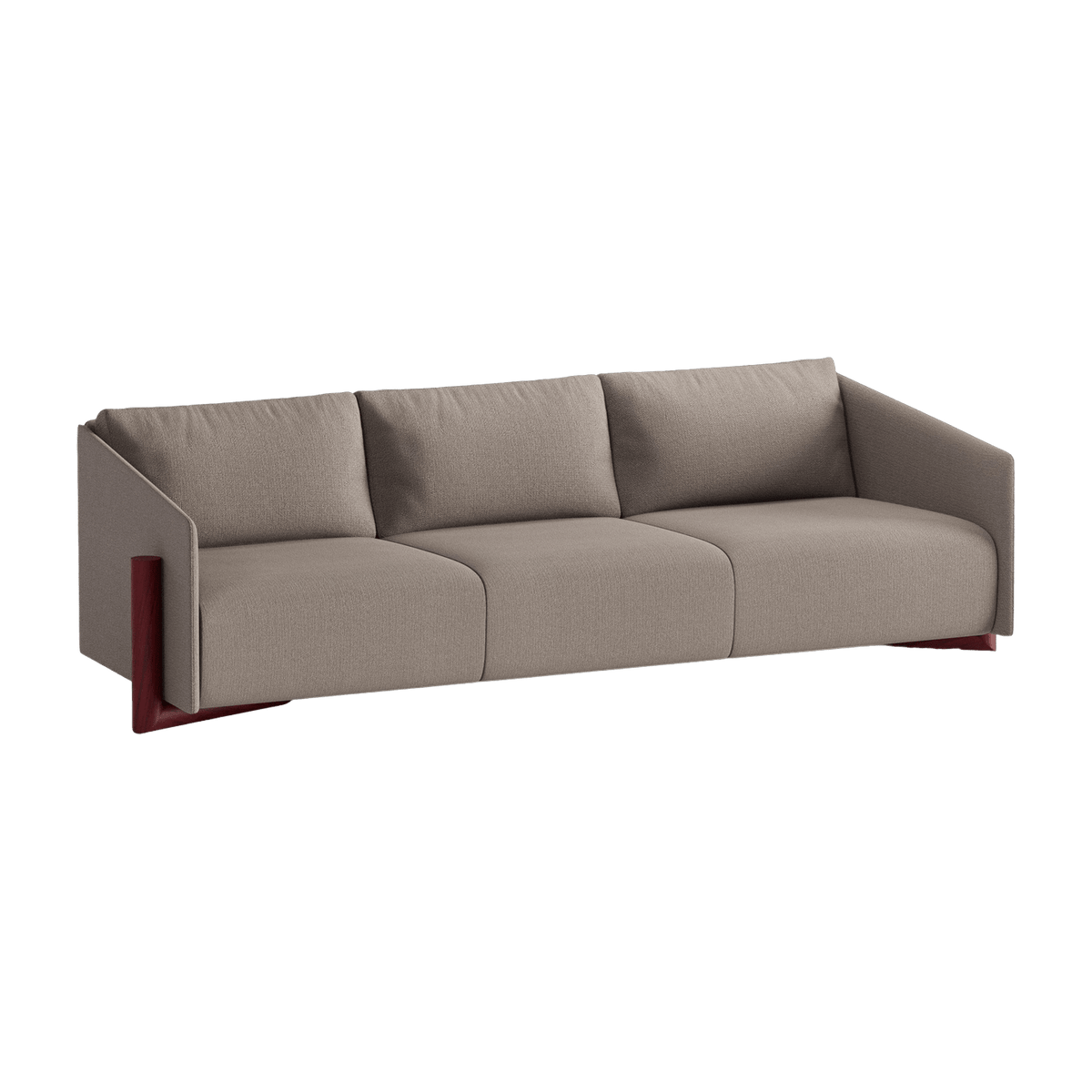 Canapé 4 places en tissu taupe Timber - Kann Design - The Cool Republic