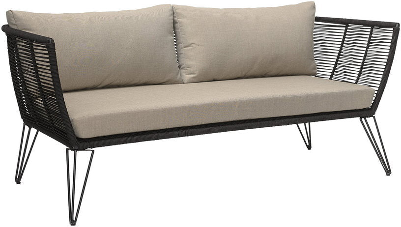 Canapé beige et noir Mundo - Bloomingville - The Cool Republic