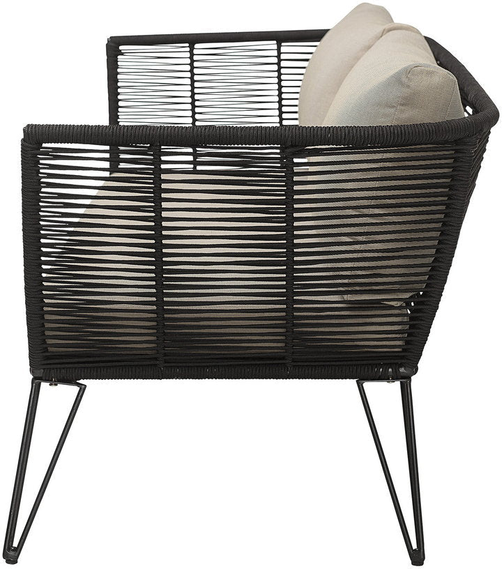 Canapé beige et noir Mundo - Bloomingville - The Cool Republic