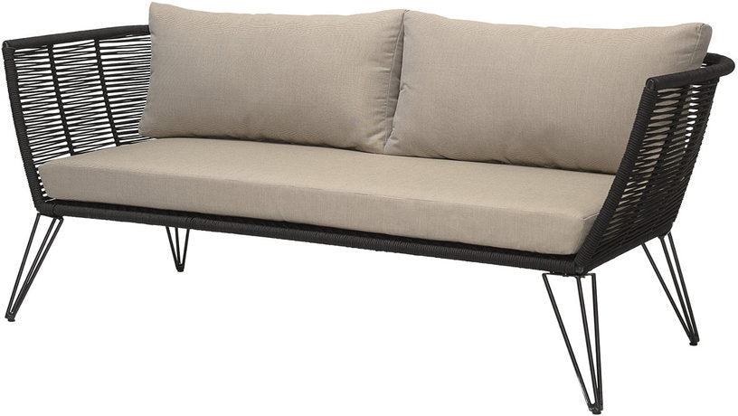 Canapé beige et noir Mundo - Bloomingville - The Cool Republic