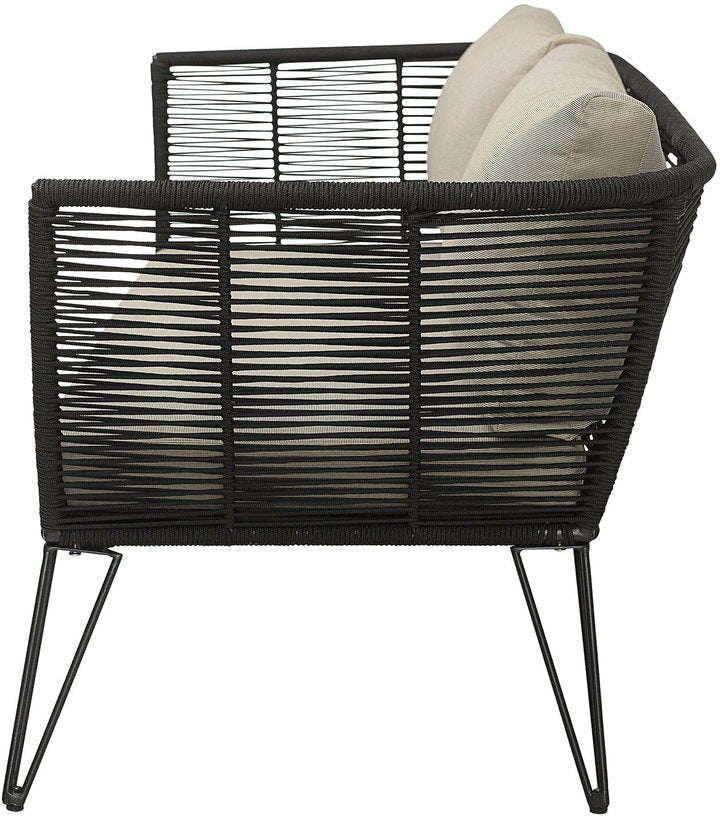 Canapé beige et noir Mundo - Bloomingville - The Cool Republic