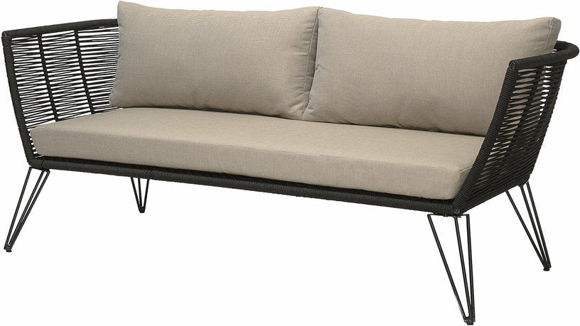 Canapé beige et noir Mundo - Bloomingville - The Cool Republic