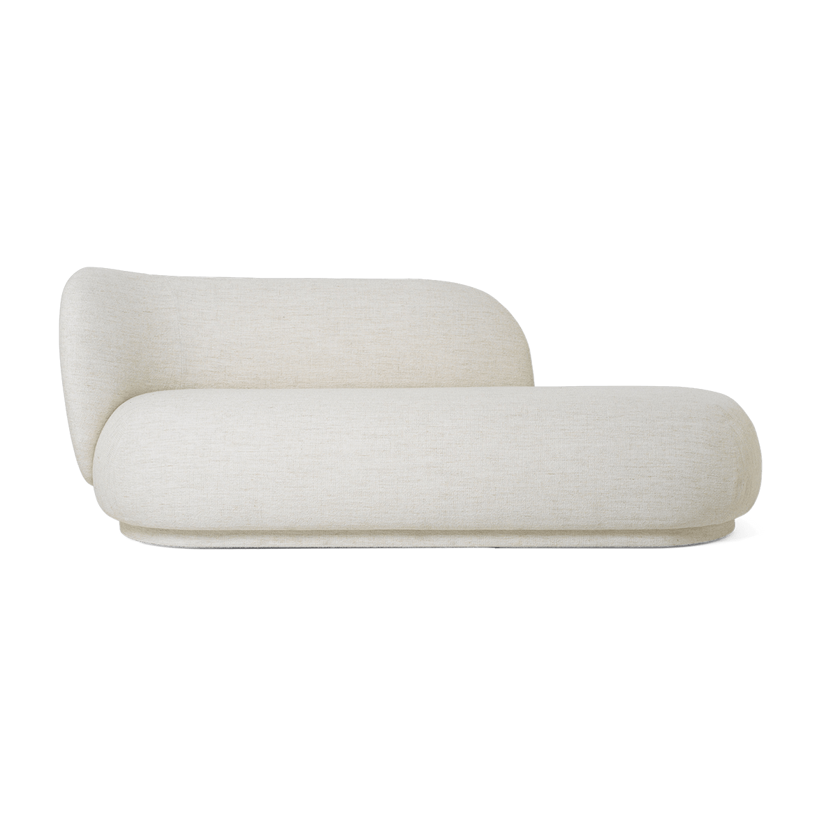 Canapé bouclé off white 190 cm Rico divan - Ferm living - The Cool Republic