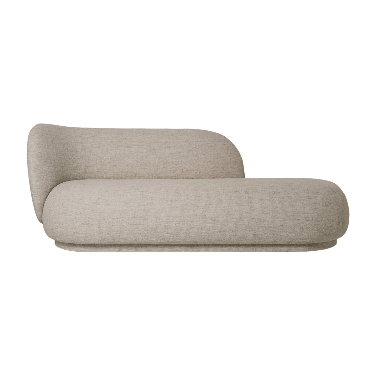 Canapé bouclé sable 190 cm Rico divan - Ferm living - The Cool Republic