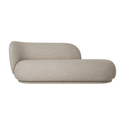 Canapé bouclé sable 190 cm Rico divan - Ferm living - The Cool Republic