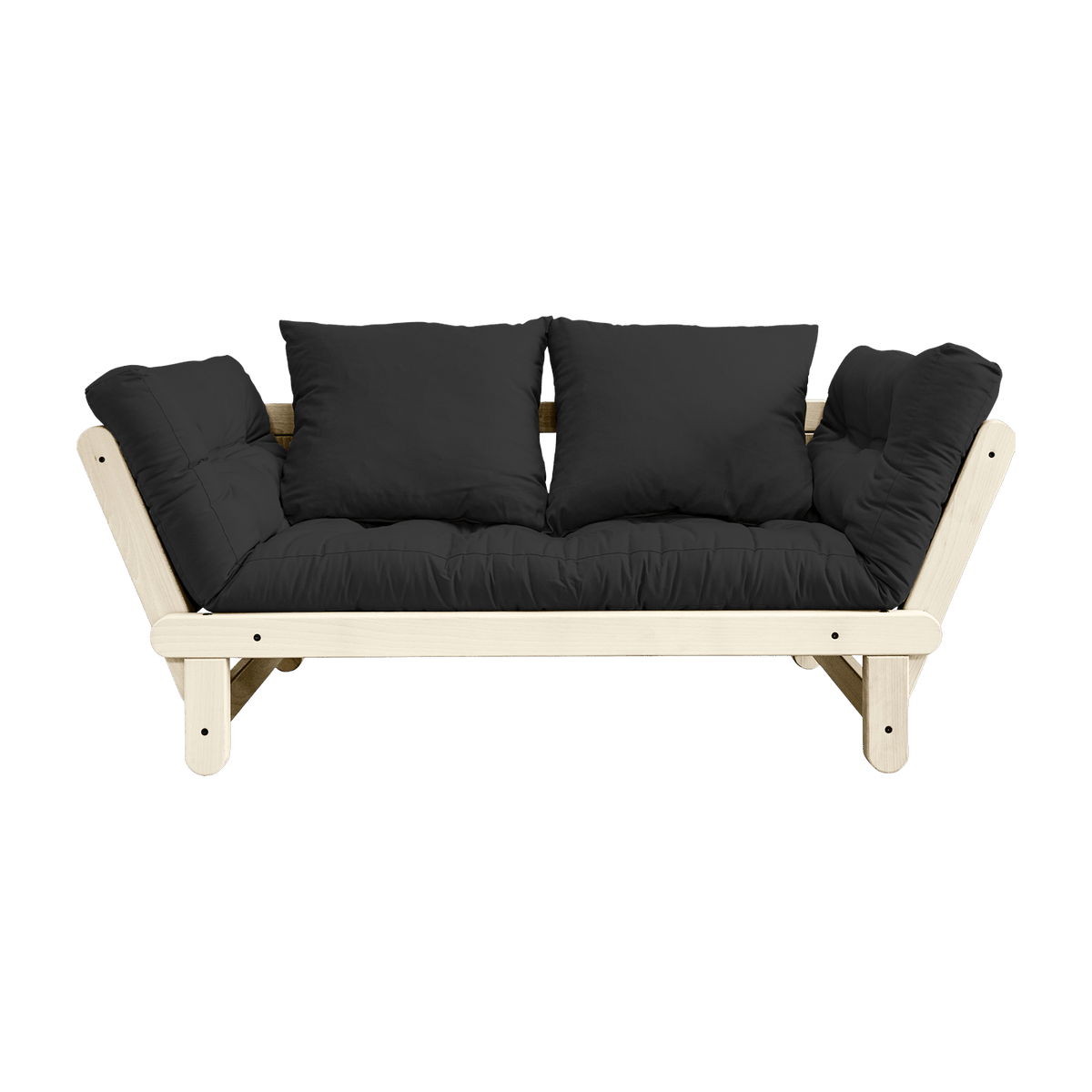 Canapé convertible 2 places anthracite Beat - Karup Design - The Cool Republic