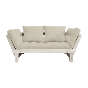 Canapé convertible 2 places beige Beat - Karup Design - The Cool Republic