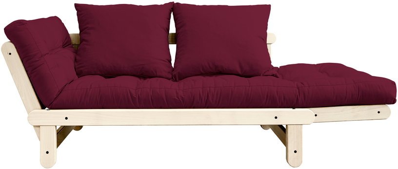 Canapé convertible 2 places bordeaux Beat - Karup Design - The Cool Republic