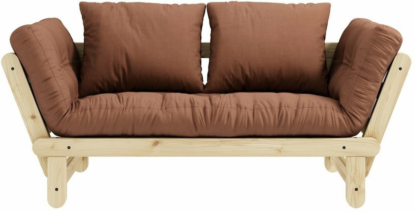 Canapé convertible 2 places marron argile Beat - Karup Design - The Cool Republic