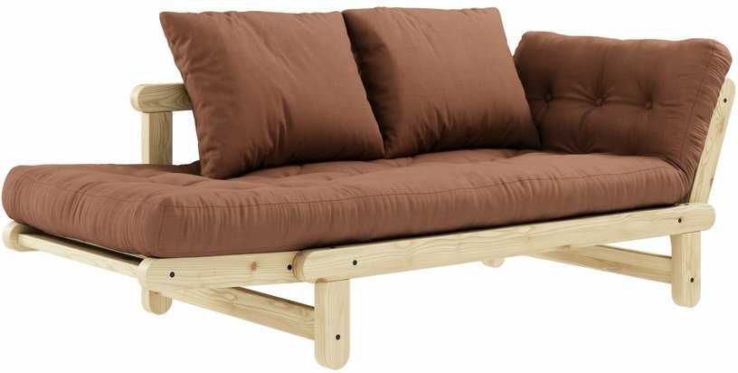 Canapé convertible 2 places marron argile Beat - Karup Design - The Cool Republic