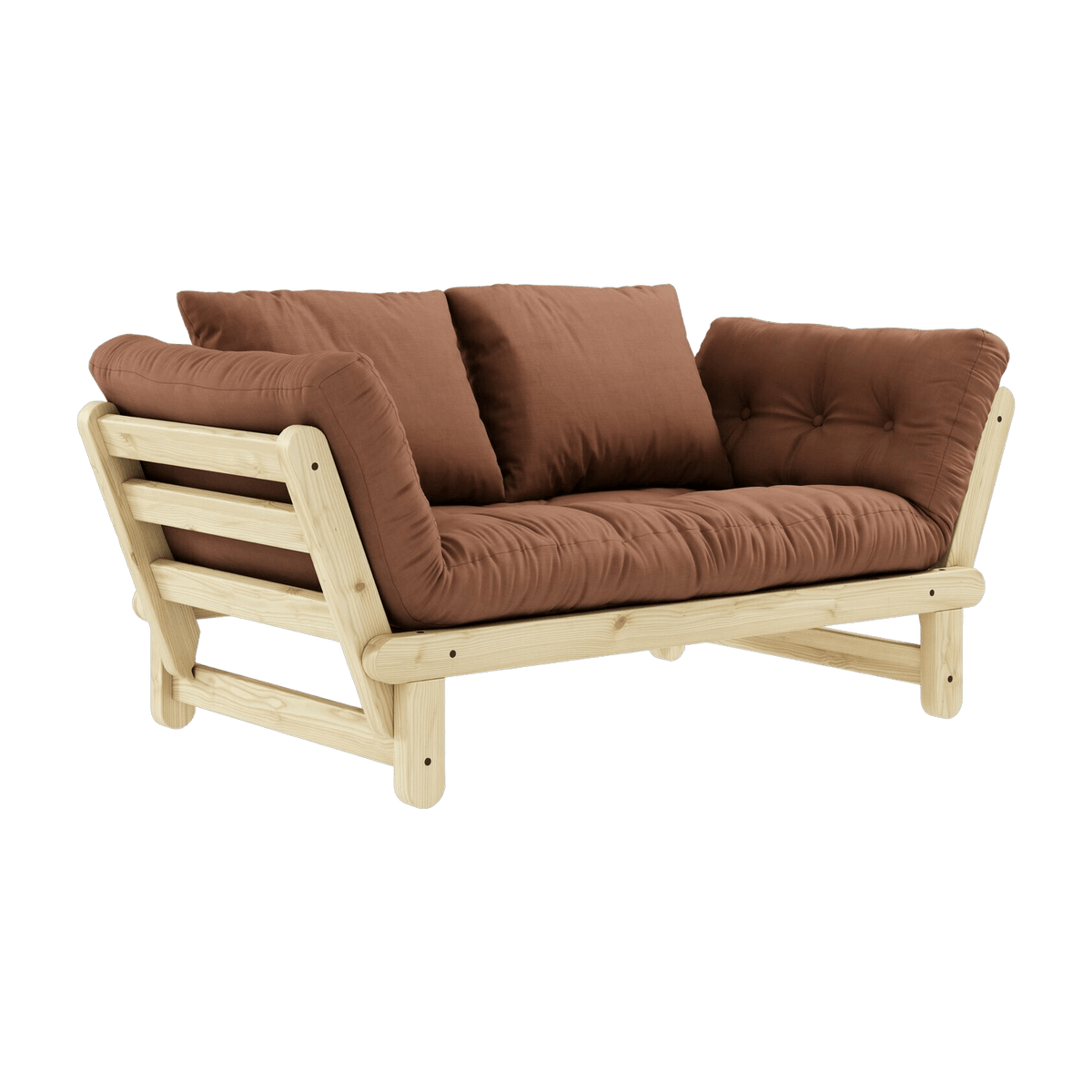 Canapé convertible 2 places marron argile Beat - Karup Design - The Cool Republic