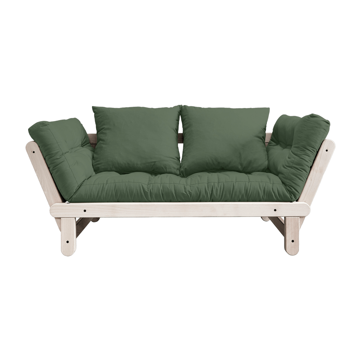 Canapé convertible 2 places vert clair Beat - Karup Design - The Cool Republic