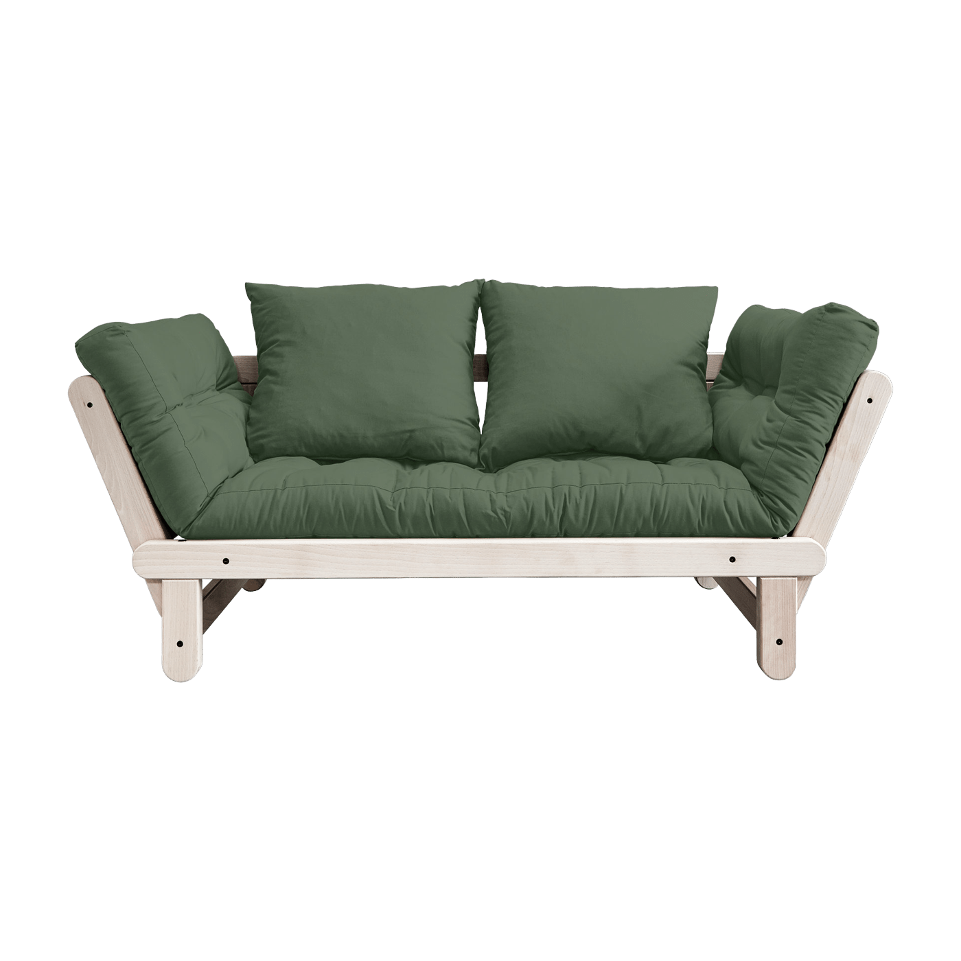 Canapé convertible 2 places vert clair Beat - Karup Design - The Cool Republic