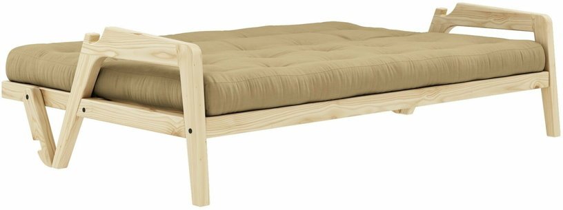 Canapé convertible beige blé Grab - Karup Design - The Cool Republic