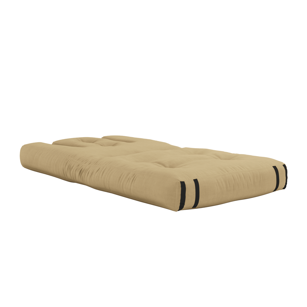 Canapé convertible en coton beige blé 90x122x66cm Hippo - Karup Design - The Cool Republic