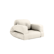 Canapé convertible en lin 90x122x66cm Hippo - Karup Design - The Cool Republic