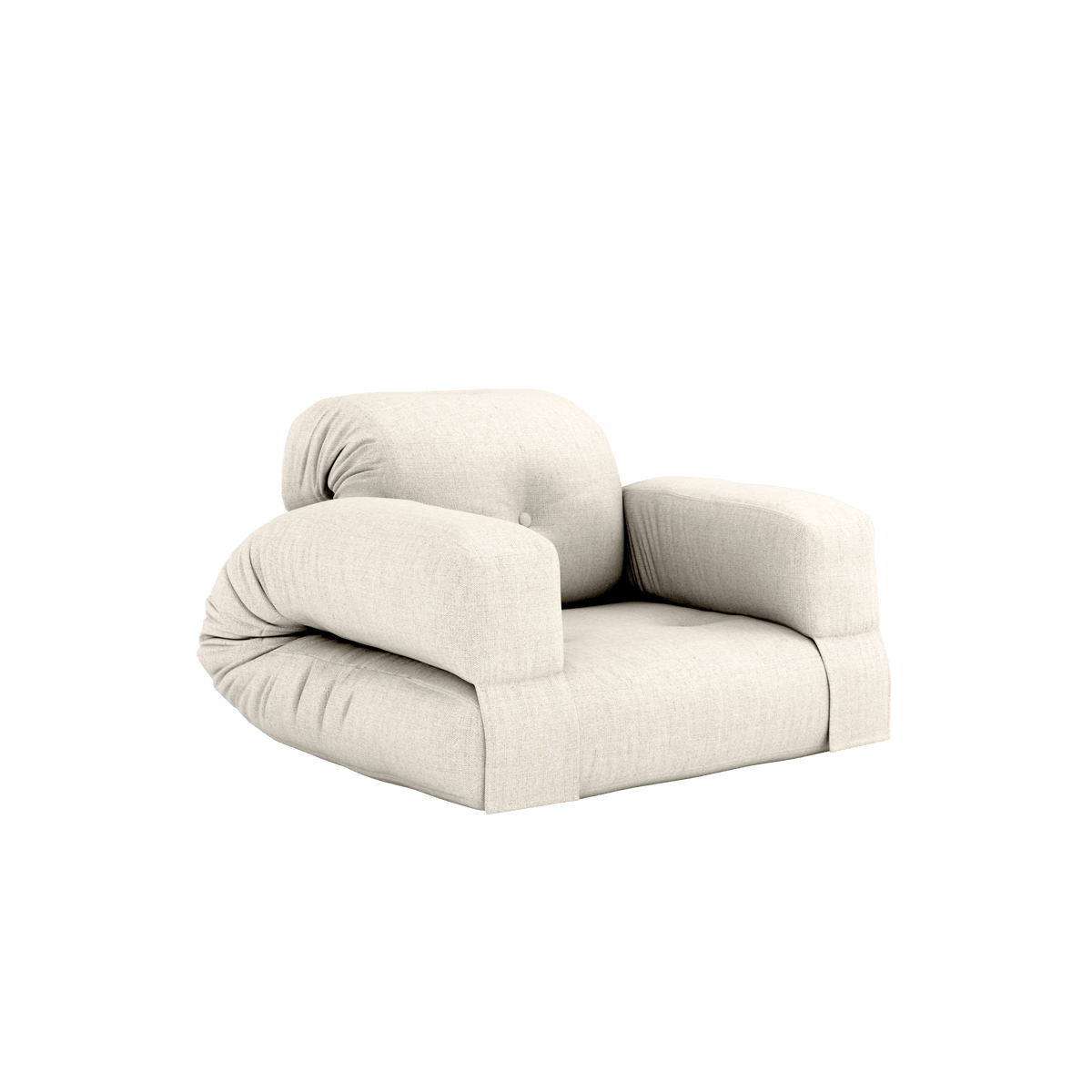 Canapé convertible en lin 90x122x66cm Hippo - Karup Design - The Cool Republic