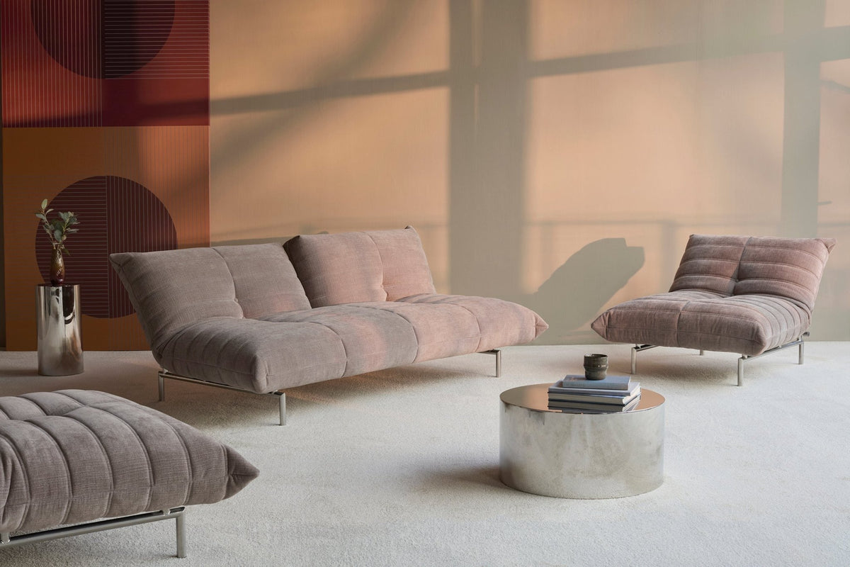 Canapé convertible en polyester recyclé kaki 211x96x81cm Mikunjo - Inovation Living - The Cool Republic