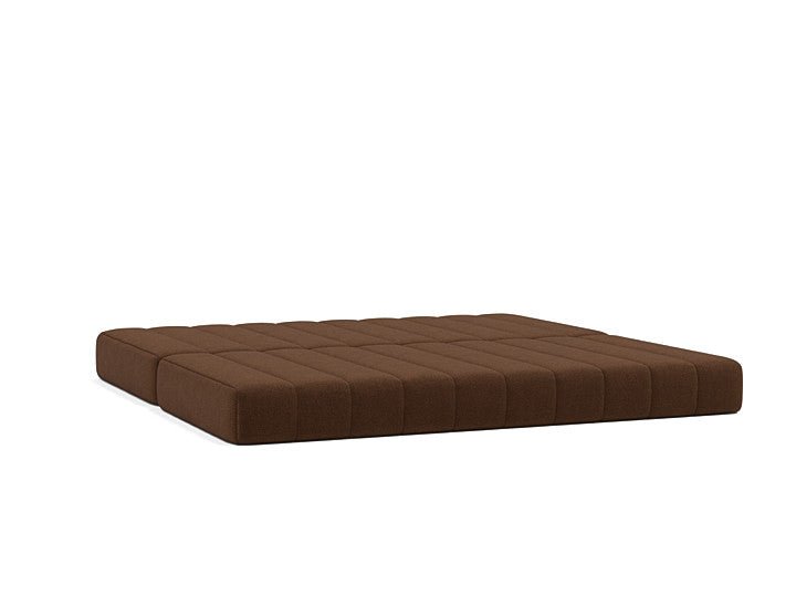Canapé convertible en polyester recyclé marron 208x104x77cm Cozypad - Innovation living - The Cool Republic