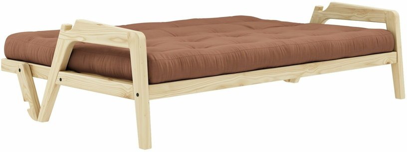 Canapé convertible marron argile Grab - Karup Design - The Cool Republic