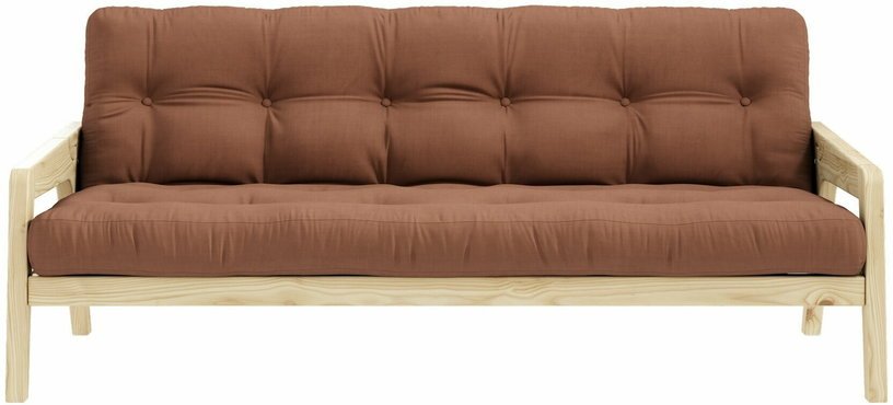 Canapé convertible marron argile Grab - Karup Design - The Cool Republic