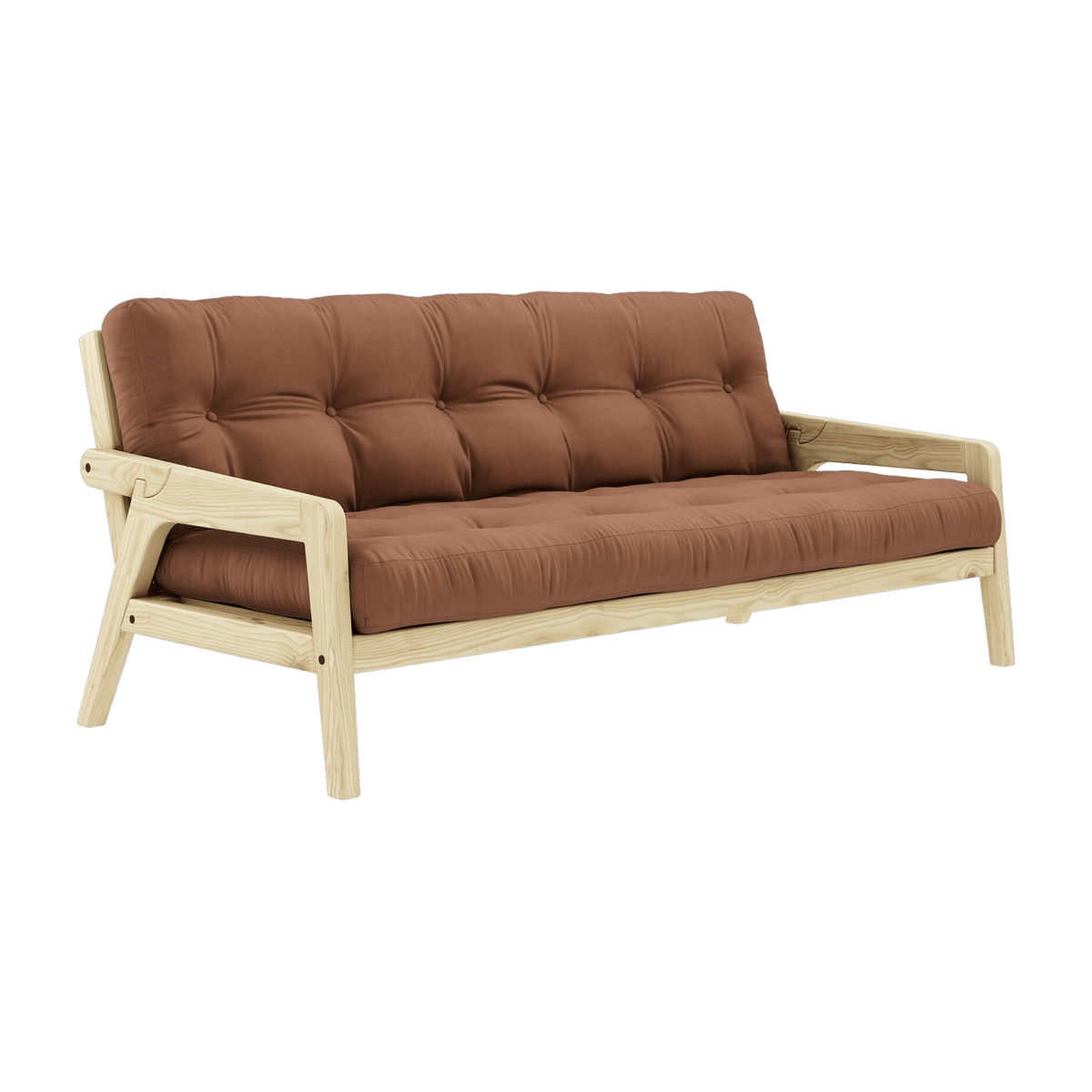 Canapé convertible marron argile Grab - Karup Design - The Cool Republic