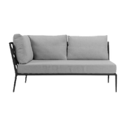 Canapé d'angle droit avec coussin gris lave Leo modular - Vincent Sheppard - The Cool Republic