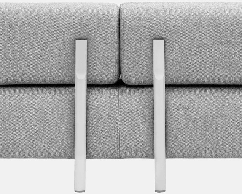 Canapé d'angle droit modulable gris Palo - Hem - The Cool Republic