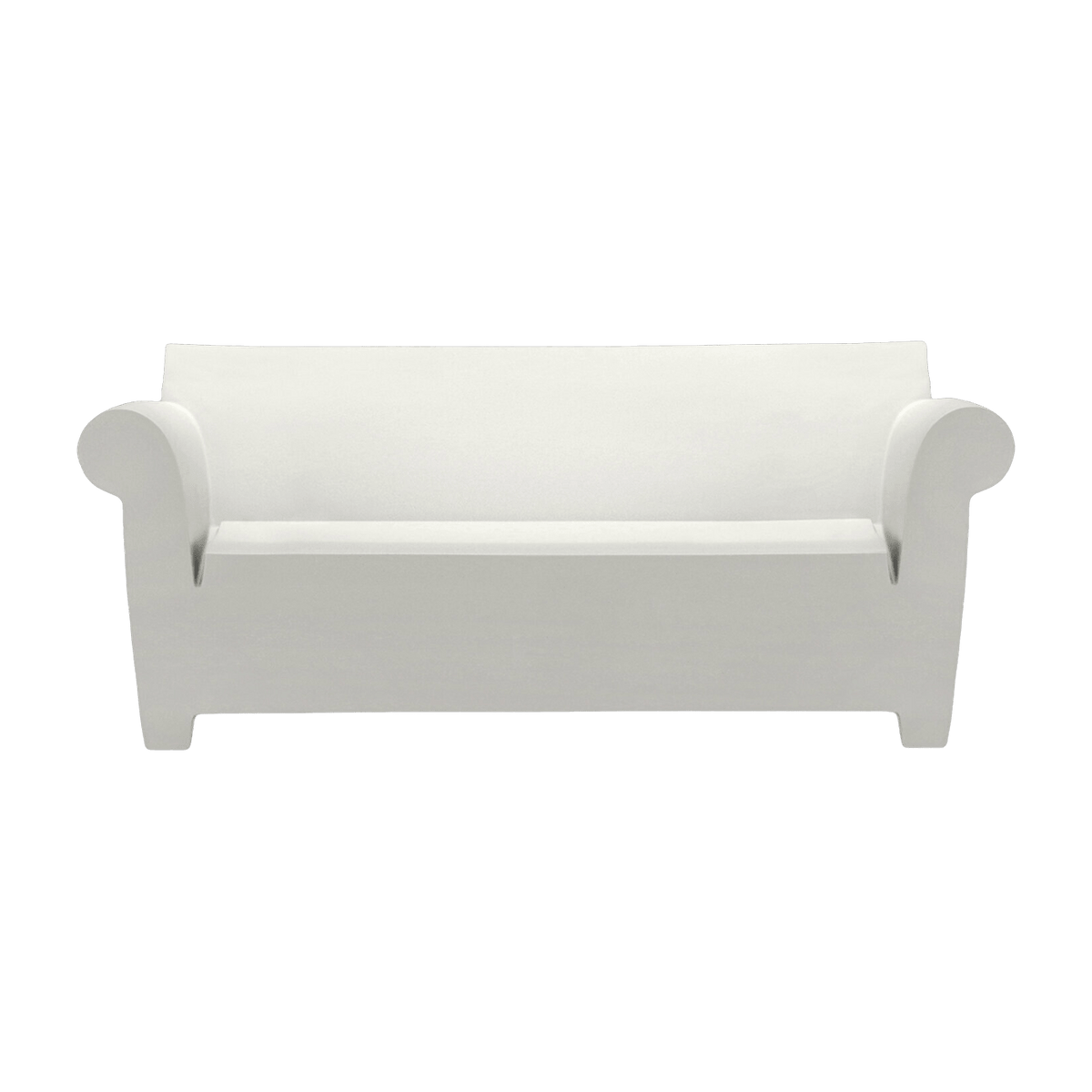 Canapé de jardin 2 places blanc 189 cm Bubble Club - Kartell - The Cool Republic