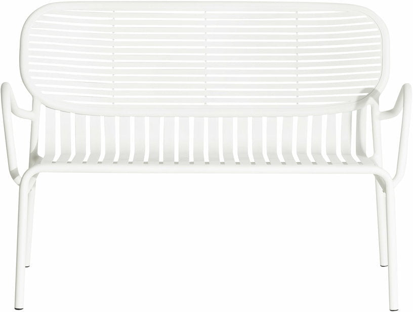 Canapé de jardin 2 places blanc Week - end - Petite friture - The Cool Republic