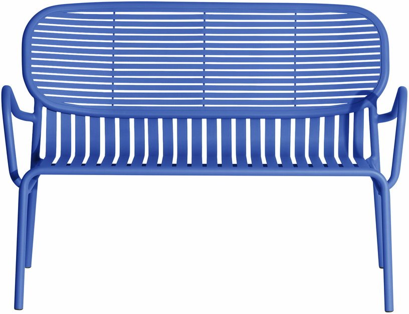 Canapé de jardin 2 places bleu Week - end - Petite friture - The Cool Republic